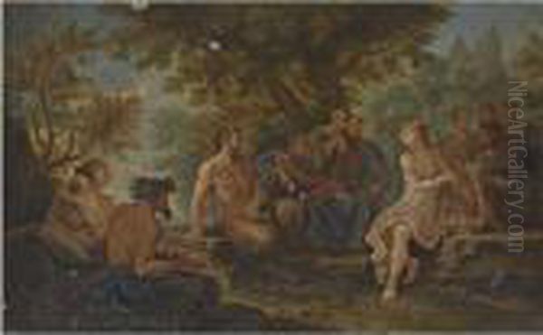 Apollo And Marsyas - view 1