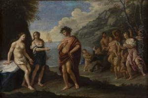 Bacco E Arianna Con Il Corteo Al Seguito