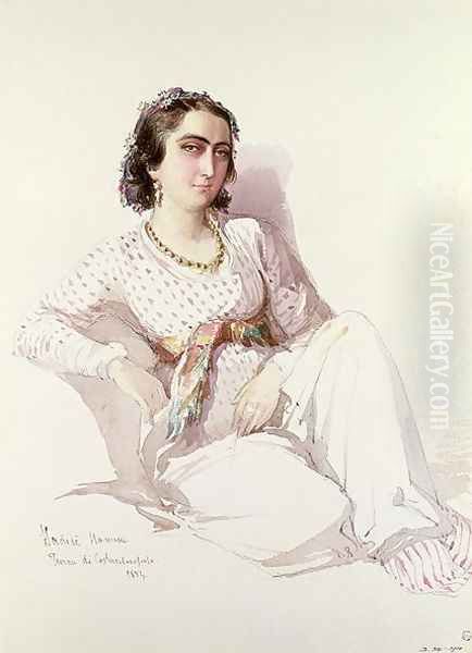 Hadice Hanim - lady from Istanbul, 1852 - view 1
