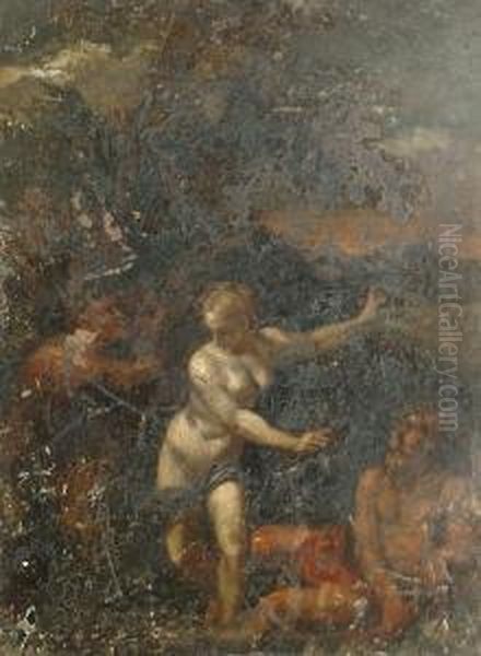 Pan And Syrinxoil On Copper - view 1