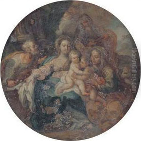 The Holy Family With Saints Elizabeth, Zacharias And The Infantsaint John The Baptist - view 1