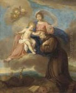 The Virgin And Child Appearing To Saint Francis Of Assisi