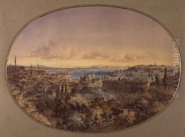 View of Constantinople from Galata looking towards the Golden Horn and the Bosphorus - view 1