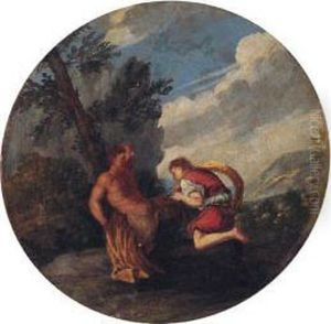 The Flaying Of Marsyas; And Pandora's Box by Cirlce Of Filippo Lauri