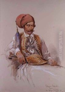 Constantinos Sisopulos, 1852 by Amadeo Preziosi