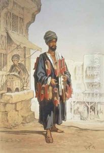 The Slipper Seller, from Souvenir of Cairo, 1862