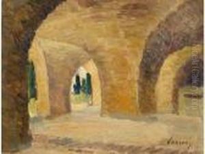 Les Voutes Du Fort Saint-andre by Louis Alphonse Abel Lauvray