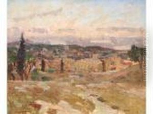 Abbaye Du Val De Benediction by Louis Alphonse Abel Lauvray