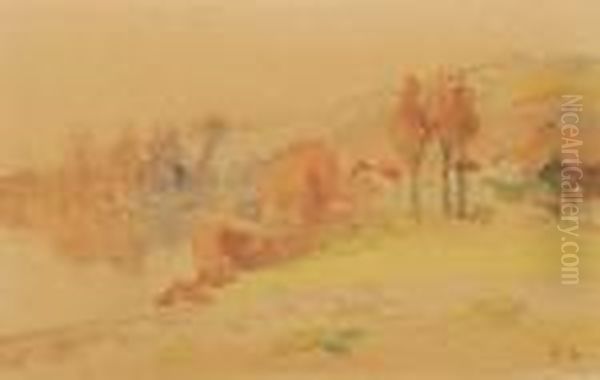 Courbe De Seine A Vetheuil - view 1