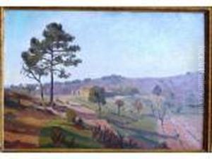 Paysage De Provence by Louis Alphonse Abel Lauvray