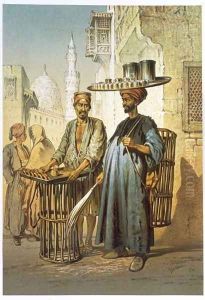 The Tea Seller, from Souvenir of Cairo, 1862