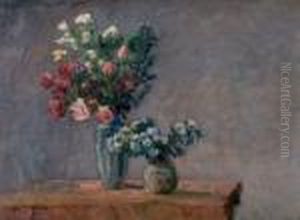 Bouquets De Fleurs by Louis Alphonse Abel Lauvray