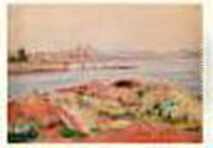 La Napoule by Louis Alphonse Abel Lauvray