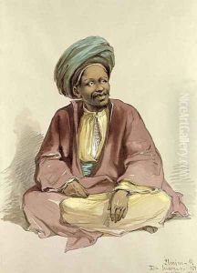 Ibrahim - from Sunnar, 1856 by Amadeo Preziosi