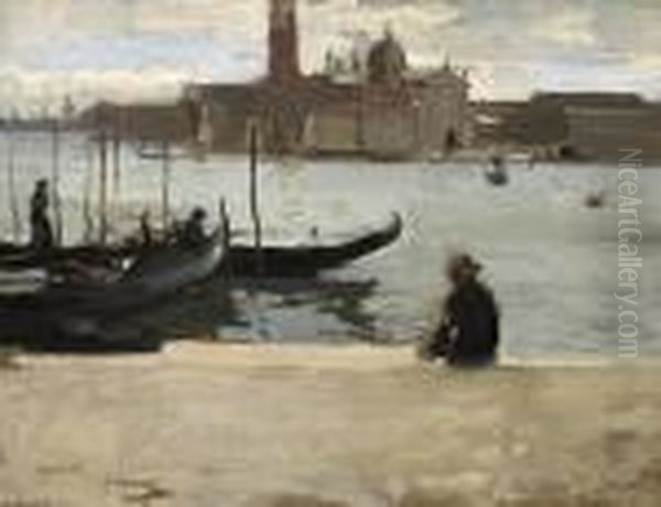 San Giorgio Maggiore From The Riva Deischiavoni, Venice - view 1