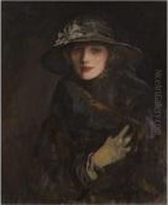A Lady In Brown by John Lavery