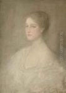 Portrait Of Nora Johnson, Bust-length by John Lavery