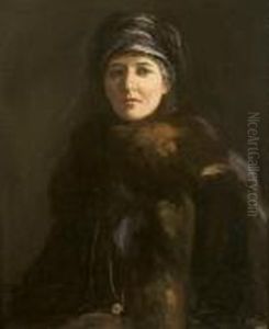 Portrait Of The Lady Parmooor by John Lavery