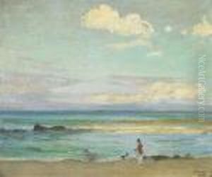 Evening, The Coast Of Spain From Tangier by John Lavery