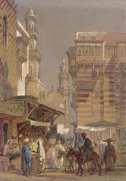 Market Day on the Mu'izz id-Din li-Lah, old Cairo - view 1
