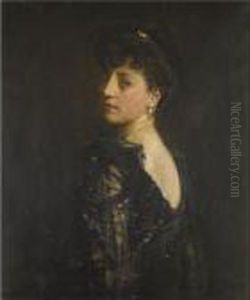 Portrait Of Lady Young by John Lavery