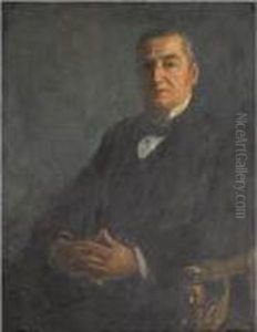 Portrait Of Sir Edward Denison Ross by John Lavery