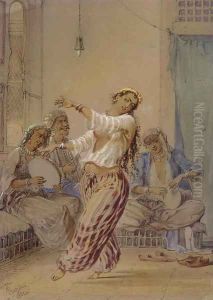 The Egyptian Dancer by Amadeo Preziosi
