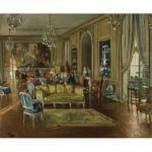 The Salon, 901 Fifth Avenue by John Lavery