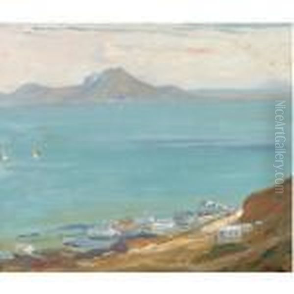 Hammam Lif, Bay Of Tunis, Evening, From Sidi Bu Said - view 1