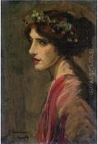 Portrait Of A Lady, Thought To Be Mrs Ralph Peto - view 1