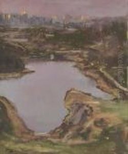 Central Park, Evening by John Lavery