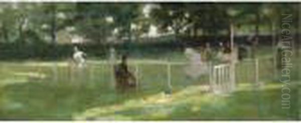 Sketch For The Tennis Party - view 1