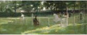 Sketch For The Tennis Party by John Lavery