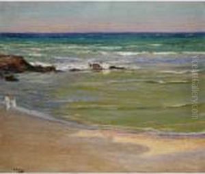 The Beach - Evening by John Lavery