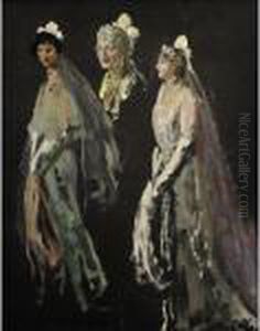 Portrait Studies Of The Lady
Duveen Of Millbank, The Hon. Dorothy Duveen And Miss Shelagh
Morrison-bell by John Lavery
