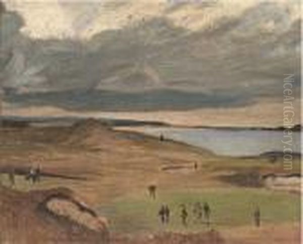 Golfers At North Berwick - view 1