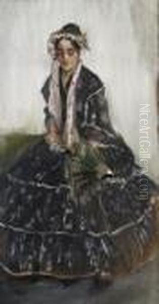 Lady With A Parasoll - view 1