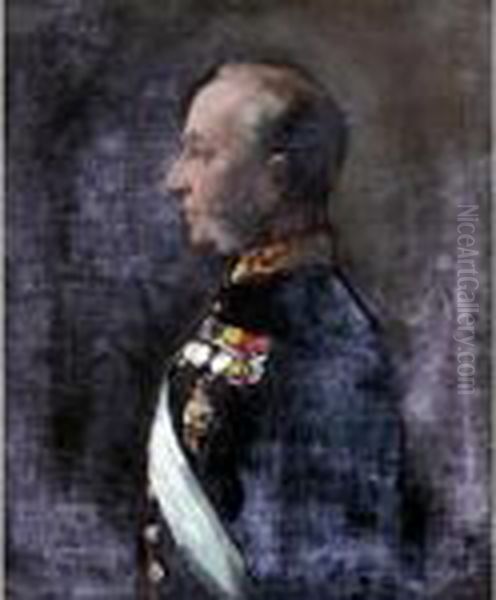 Portrait Of William, 15 Th Lord Elphinstone (1828-1893) - view 1