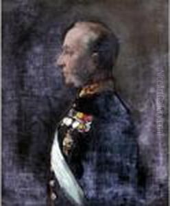 Portrait Of William, 15 Th Lord Elphinstone (1828-1893) by John Lavery