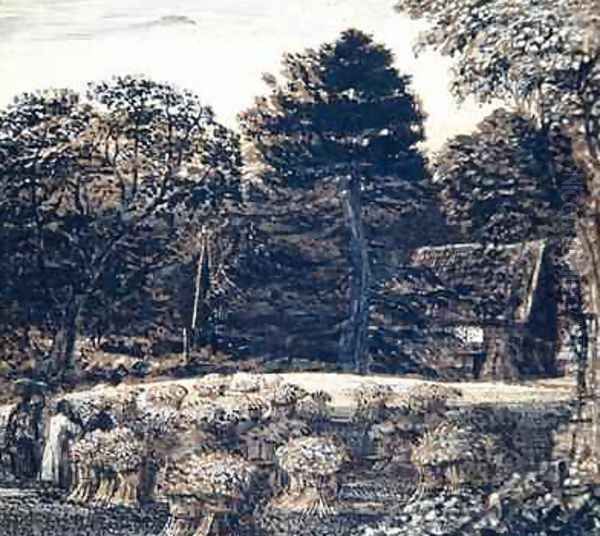 A Cornfield, Shoreham, at Twilight, c.1830 - view 1