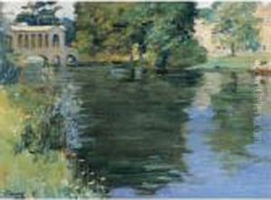 The Palladian Bridge, Wilton House by John Lavery