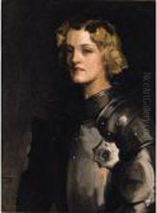 Portrait Of Pauline Chase As Joan Of Arc by John Lavery