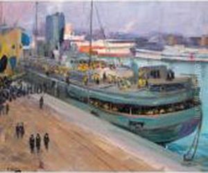 Naval Ratings Embarking, Southampton Naval Ratings Embarking, Southampton