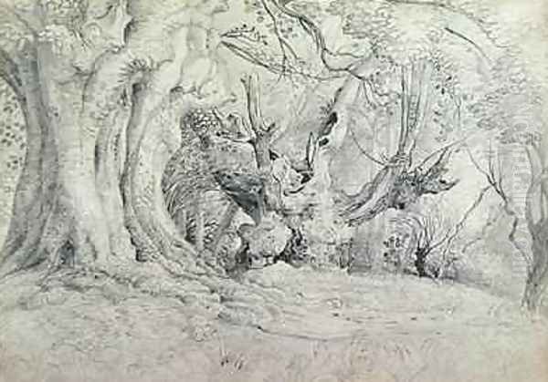 Ancient Trees, Lullingstone Park, 1828 - view 1