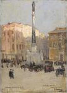 Madonna Trinita Dei Monti, Rome by John Lavery