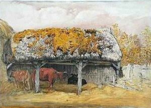 A Cow Lodge with a Mossy Roof, c.1829