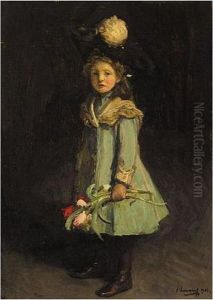 Portrait Of The Honorable Diana Janet Darling by John Lavery