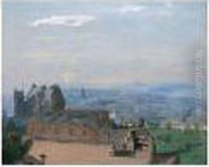 Edinburgh From Mons Meg by John Lavery