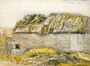 A Barn with a Mossy Roof, Shoreham by Samuel Palmer