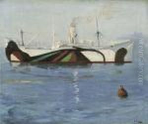 Dazzle, A Mystery Ship by John Lavery